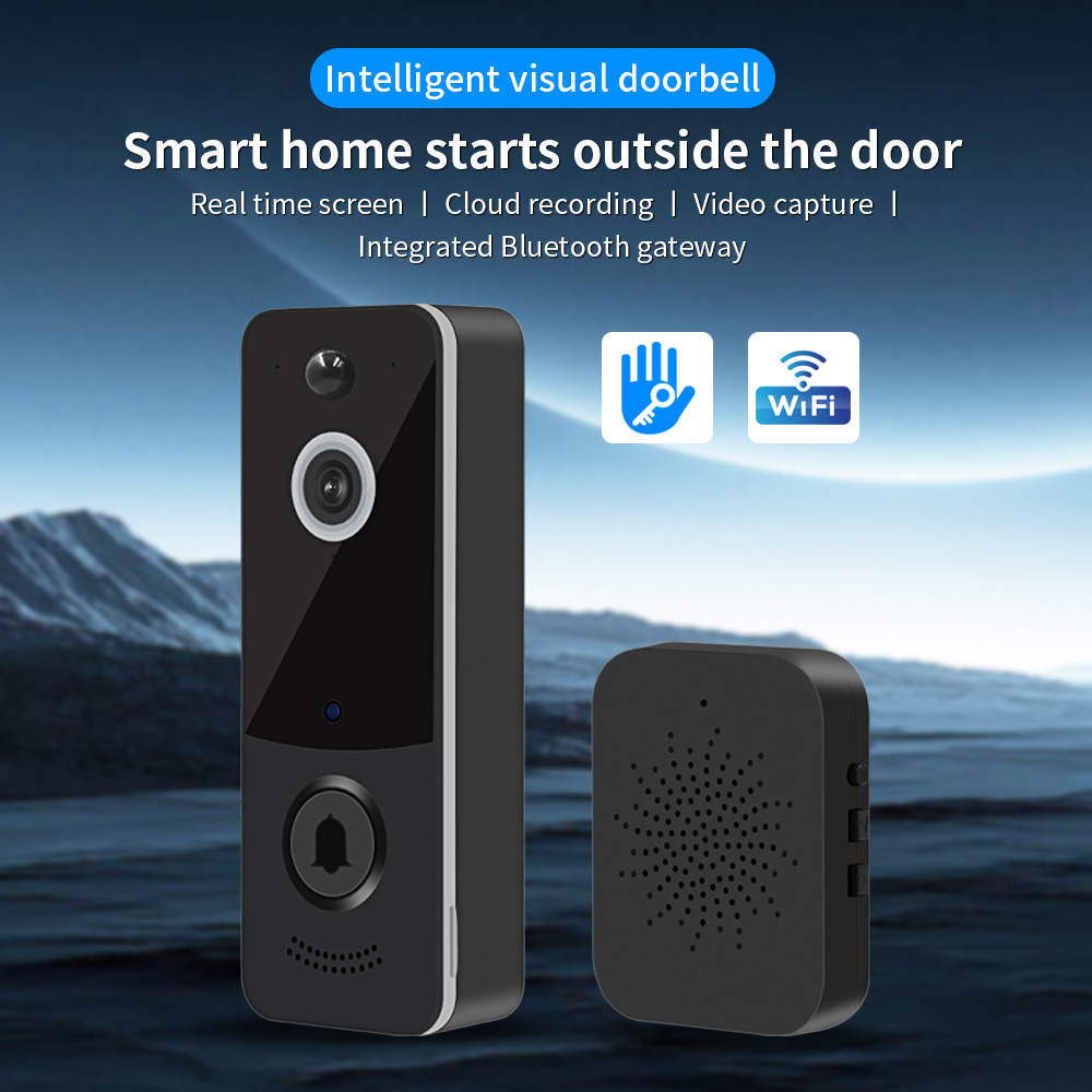 Home Security Monitoring Service - Videocitofono WIFI 1080P App TTLOCK Campanello