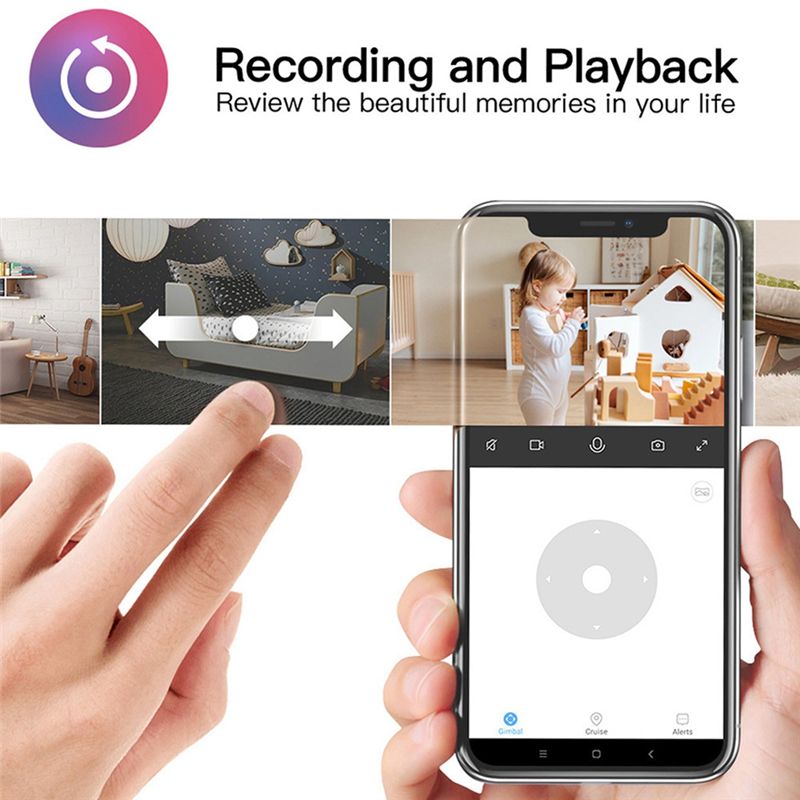 Home Security And Monitoring - Telecamera Wi-Fi Essenziale per Interni Tuya,