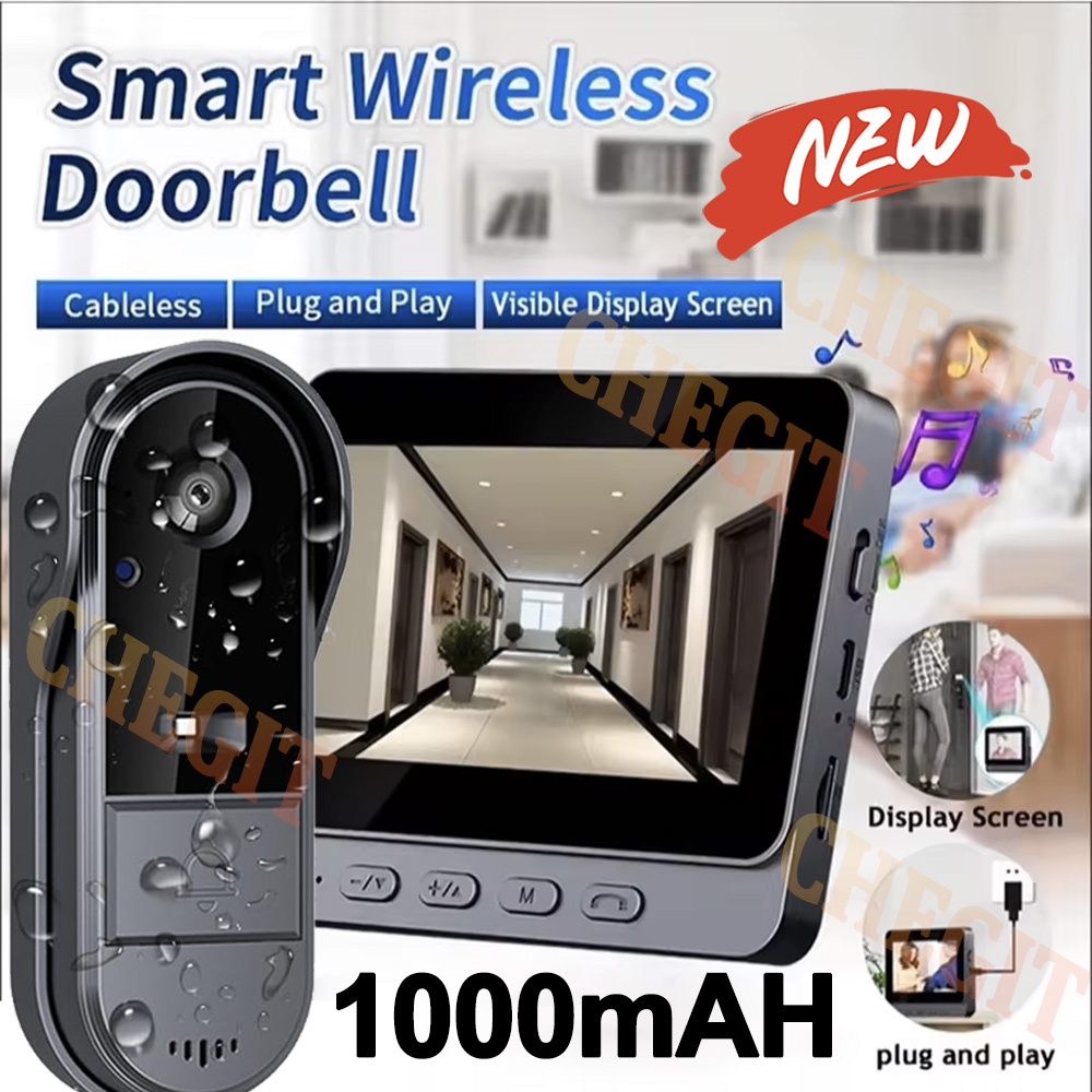 Home Security Monitoring Service - Campanello senza fili Wifi Telecamera 1080P