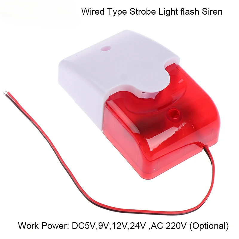 Home Security Siren - Allarme sirena stroboscopica da 120 dB