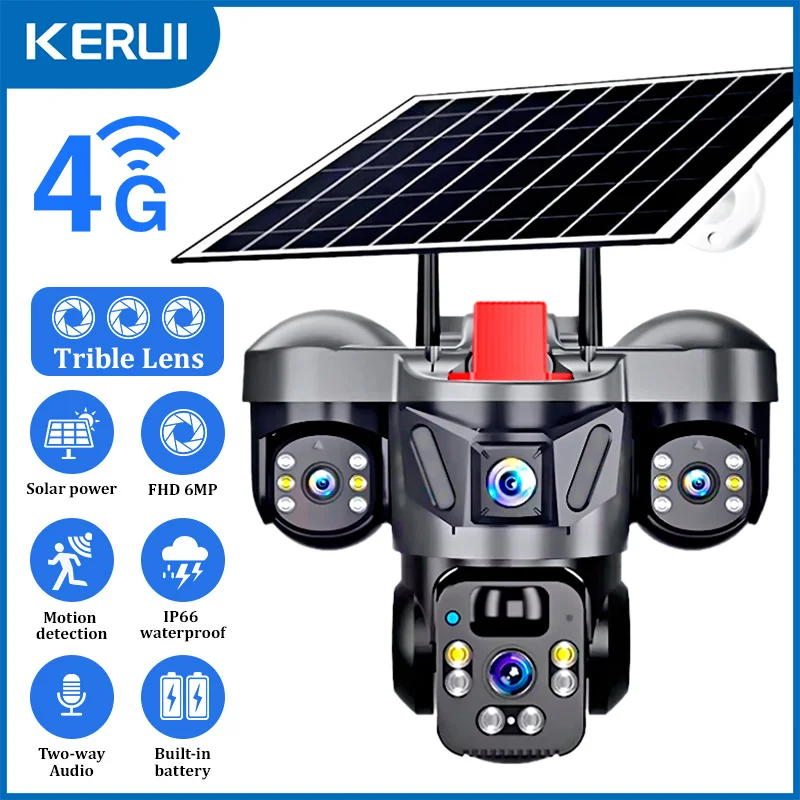Home Security Panel - KERUI V380 Pro PTZ Esterna 6MP