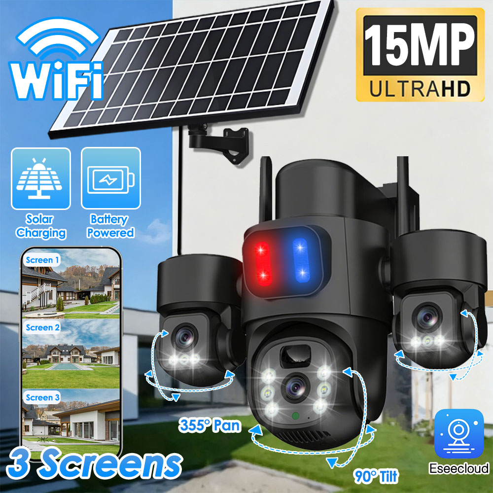Home Security Panel - Telecamera PTZ solare WIFI Telecamera esterna
