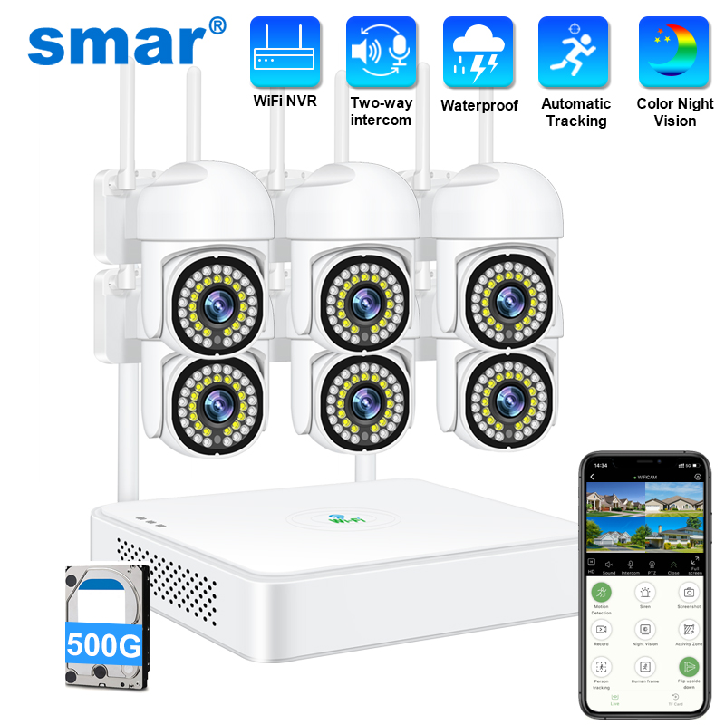 Home Security Panel - Sistema di Telecamere di Sicurezza Wireless