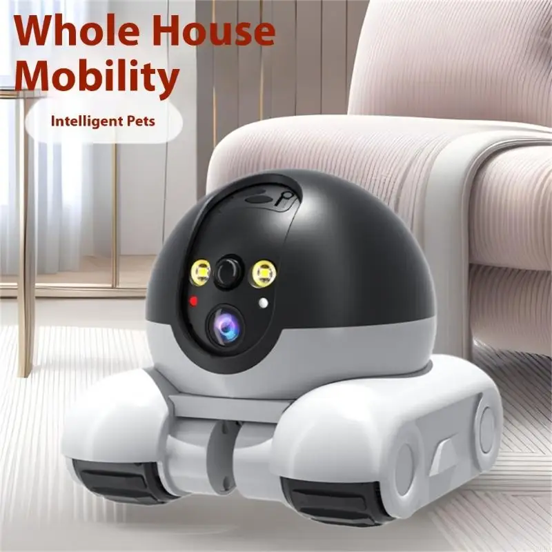 Home Security Robots - Camera da compagnia rotante a rotazione