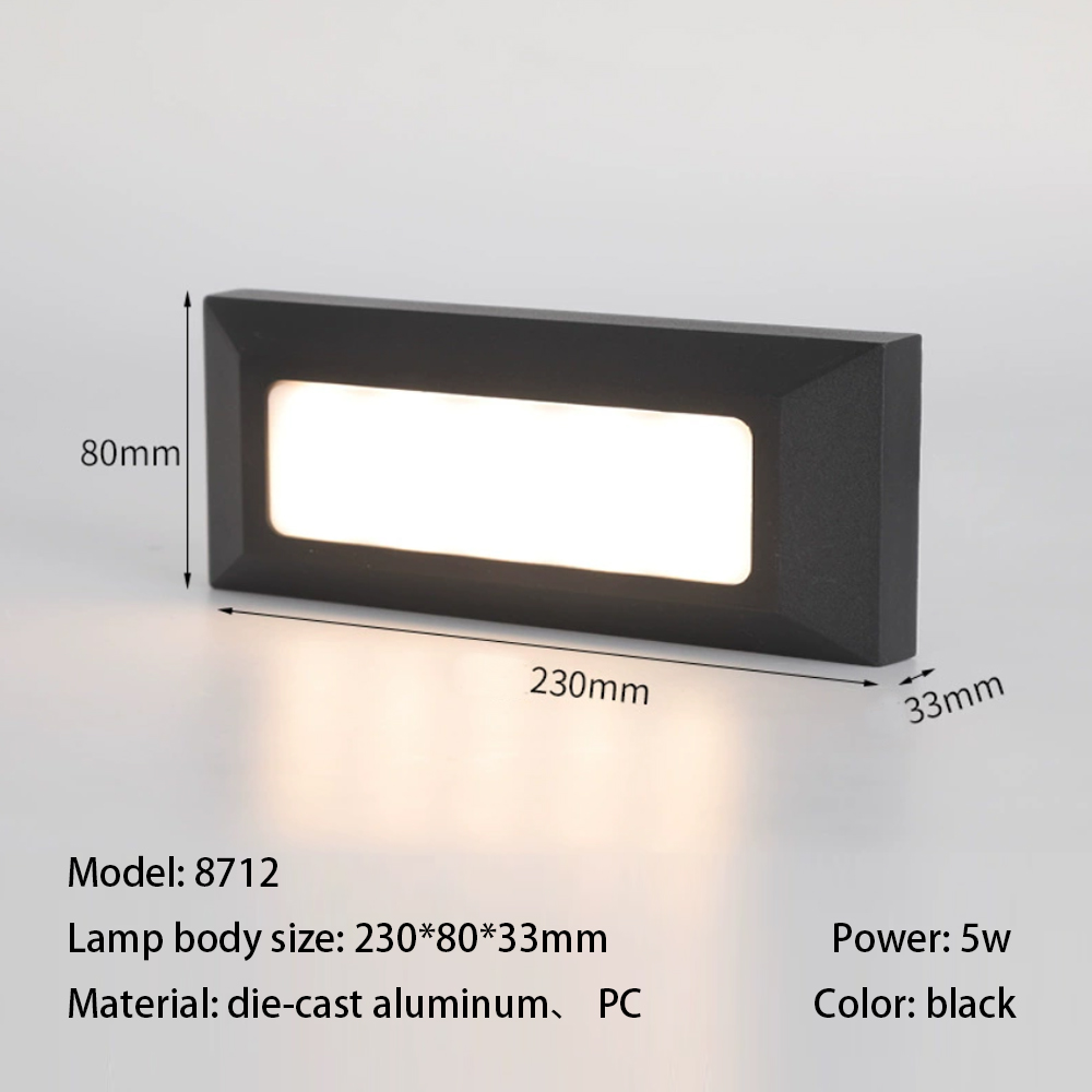 Lampade da parete a LED per es - Home Security Yard Sign recensione e prezzo