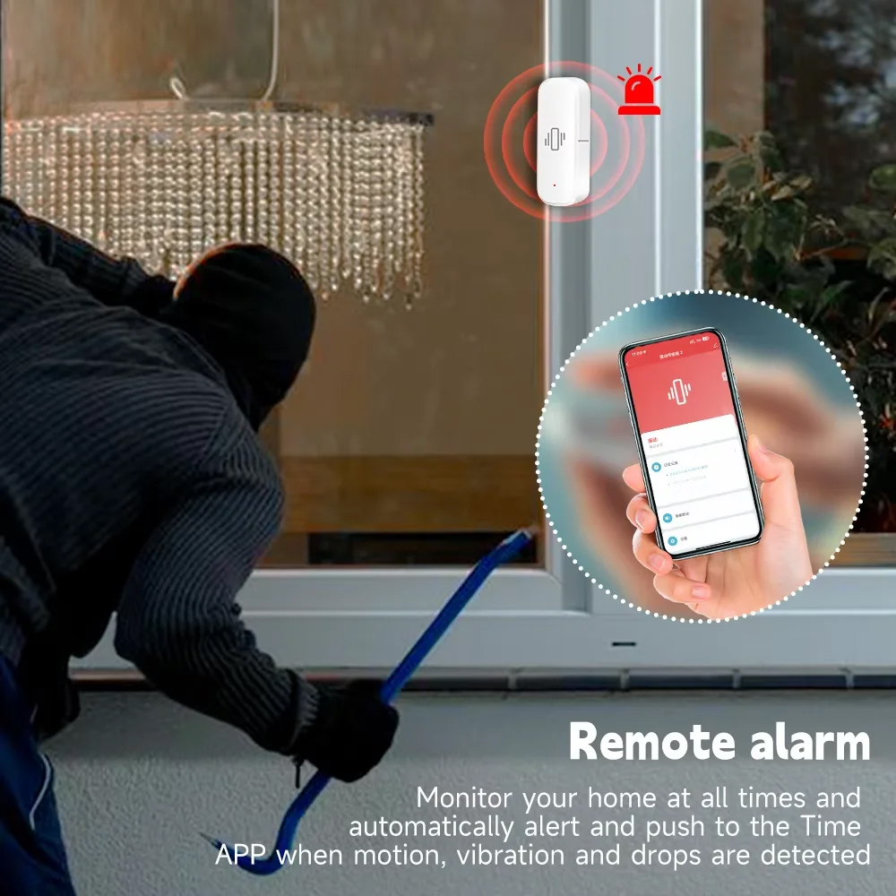 Smart ZigBee Sensore di Vibraz - Home Security And Monitoring recensione e prezzo