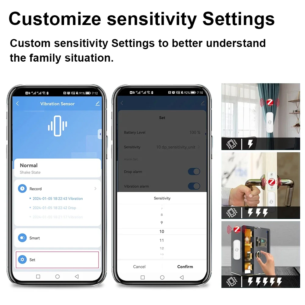 Smart ZigBee Sensore di Vibraz - Home Security And Monitoring recensione e prezzo