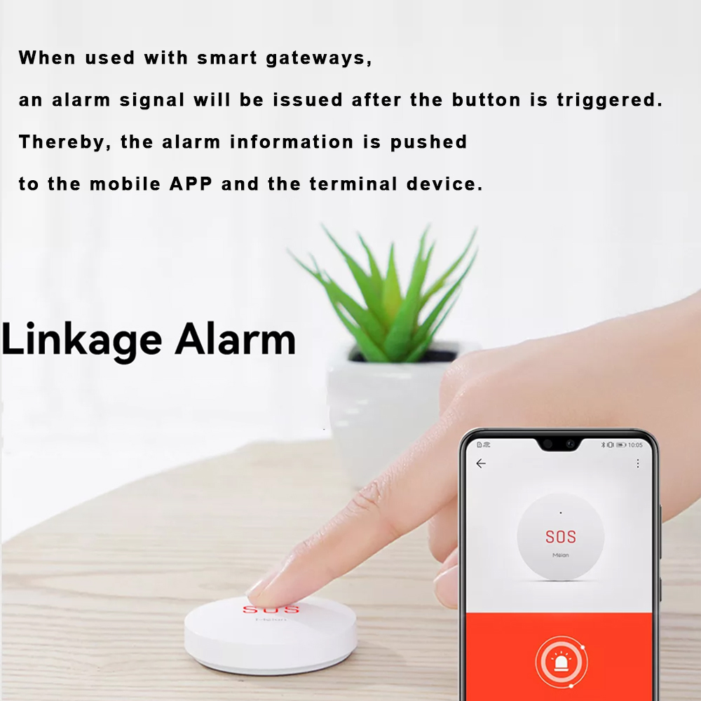 Zigbee Tuya SOS pulsante di em - Home Security Siren recensione e prezzo