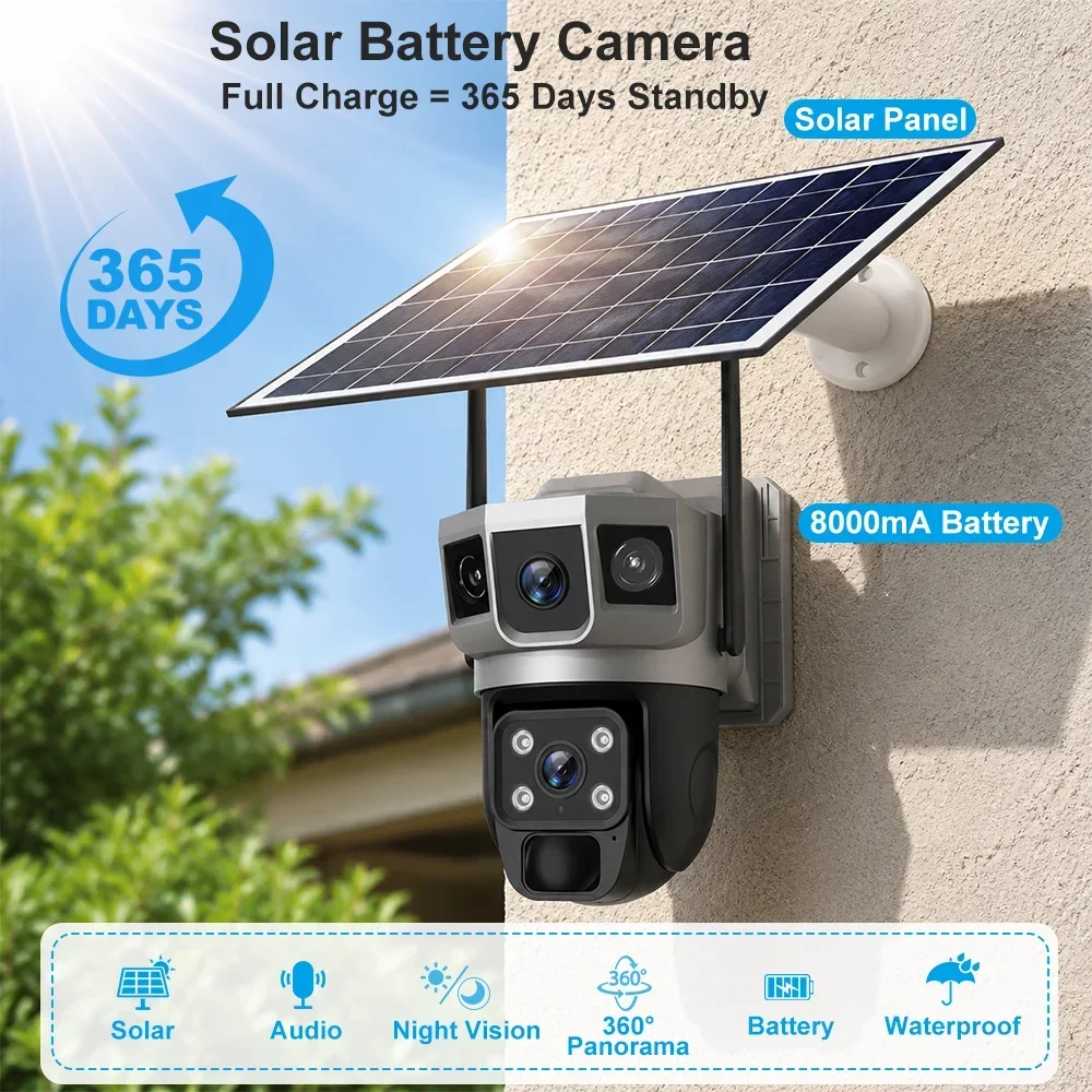 V380 4K 3 Schermi Telecamera 4 - Home Security Panel recensione e prezzo