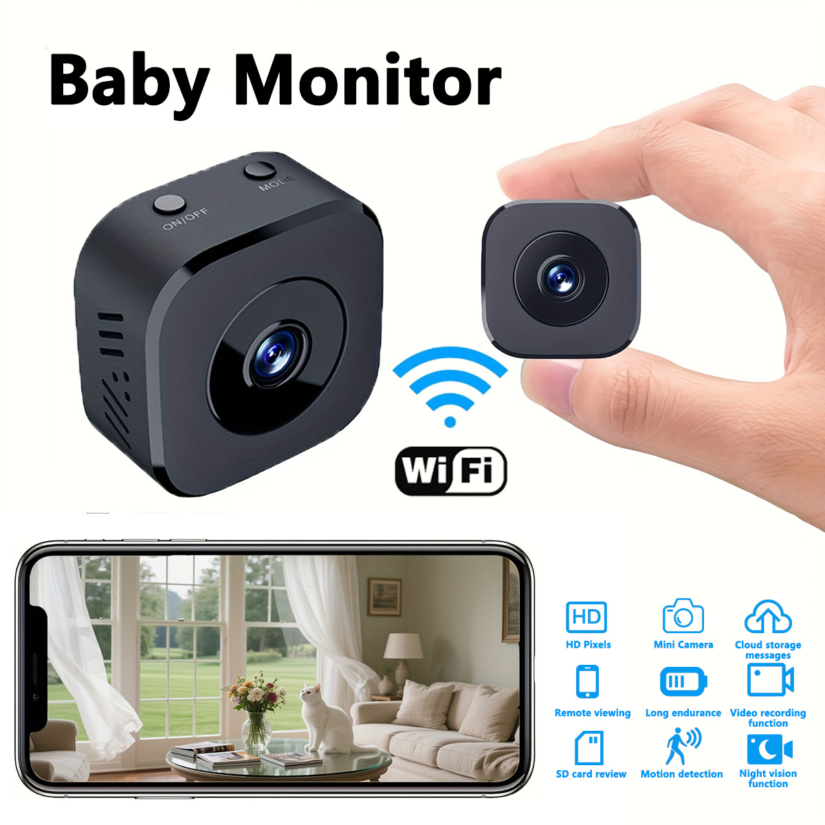 1080P HD Mini WiFi Telecamera  - Home Security Panel recensione e prezzo