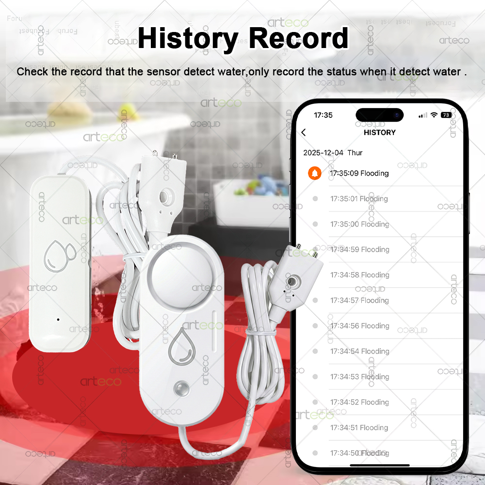 Sensore di perdite d'acqua Zig - Home Security Siren recensione e prezzo