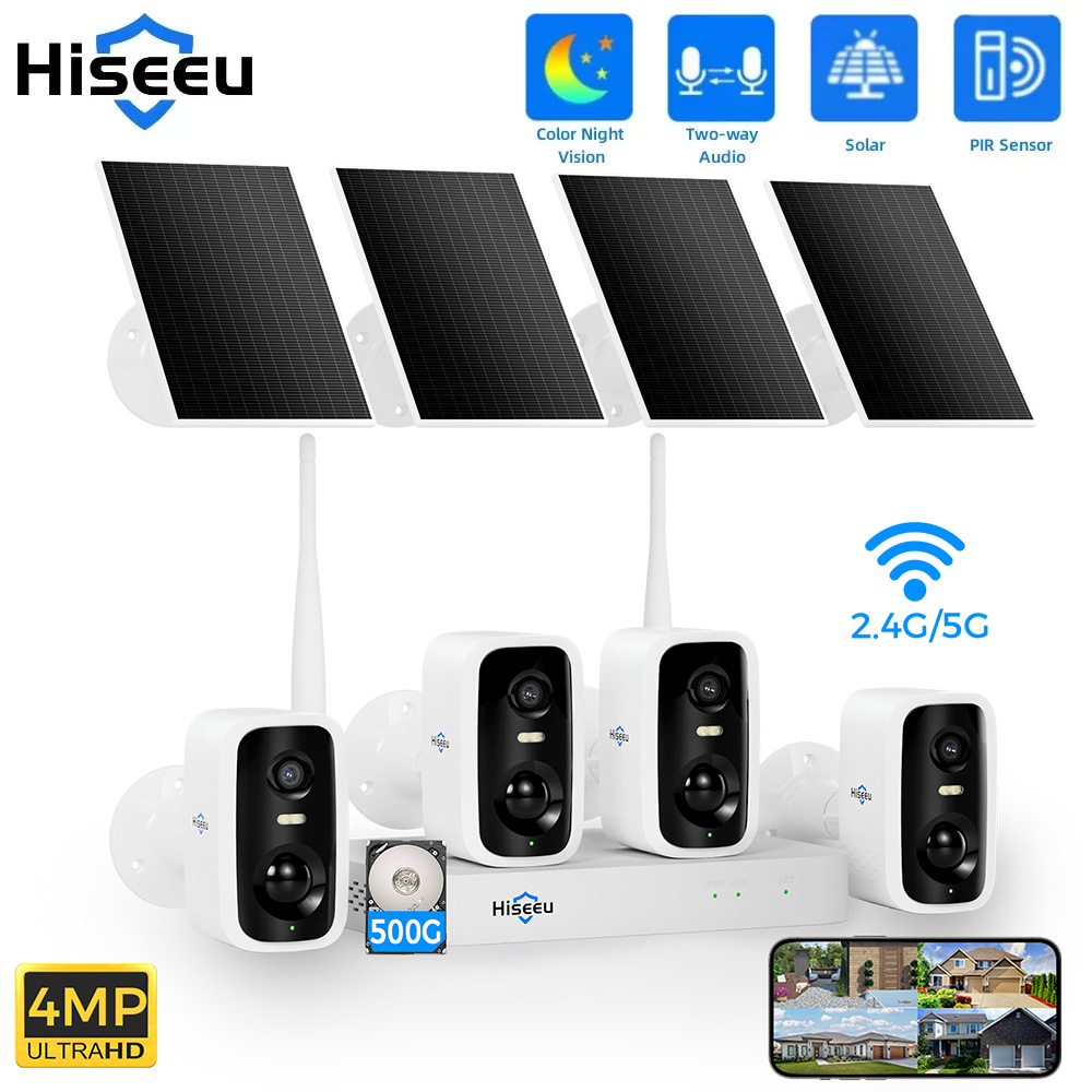 Hiseeu 10CH NVR 4MP WiFi Telec - Home Security Panel recensione e prezzo