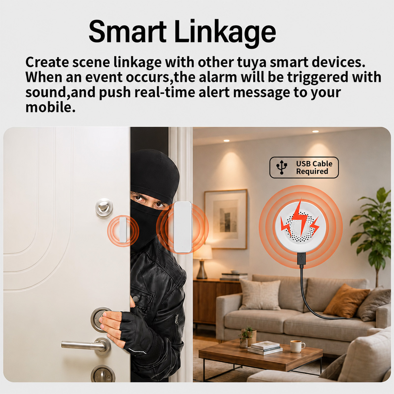 Sirena d'Allarme Tuya Zigbee 1 - Home Security Siren recensione e prezzo