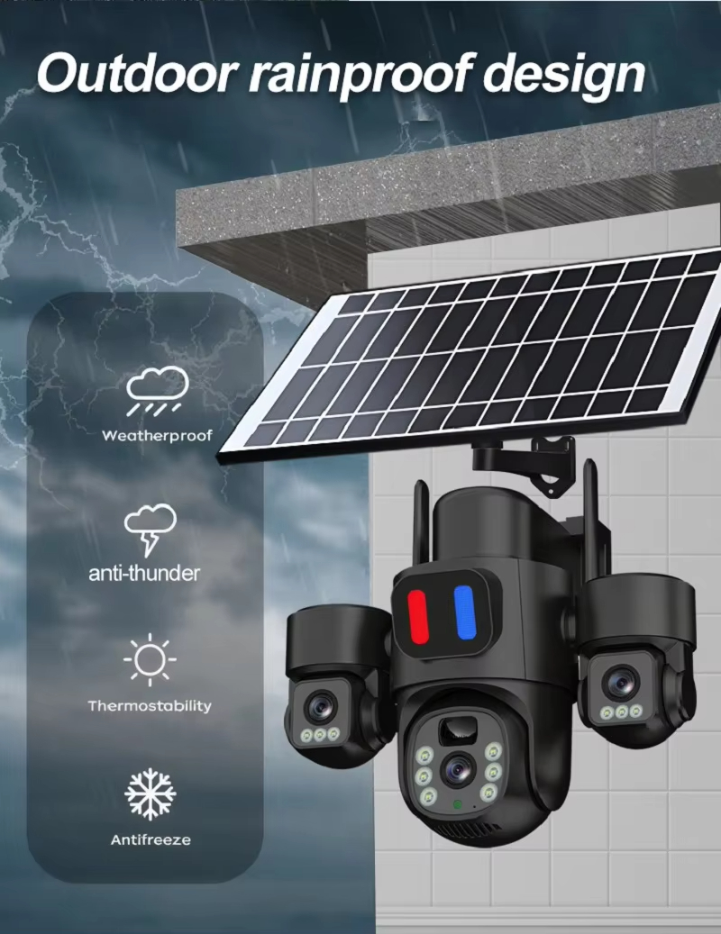 Telecamera PTZ solare WIFI Tel - Home Security Panel recensione e prezzo